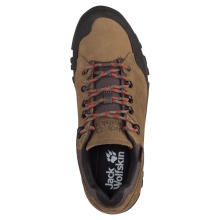 Jack Wolfskin Wanderschuhe Rebellion Texapore Low (Trekking, Nubukleder, wasserdicht) phantombraun Herren